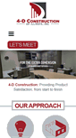 Mobile Screenshot of 4-dconstruction.com